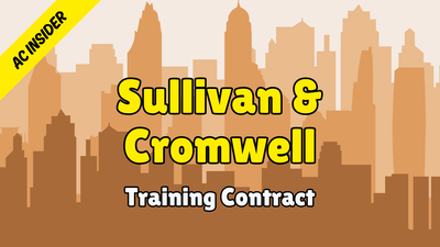 Sullivan & Cromwell - AC Insider (Training Contract 2028)