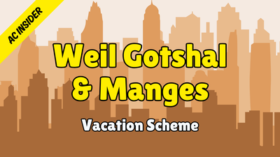 Weil Gotshal & Manges - AC Insider (Vacation Scheme)