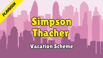 Simpson Thacher - Playbook (Autumn Vacation Scheme 2026)
