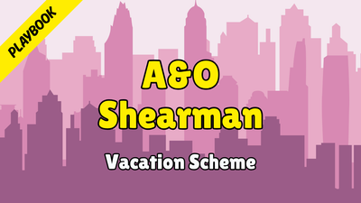 A&O Shearman - Playbook (Winter Vacation Scheme 2026)
