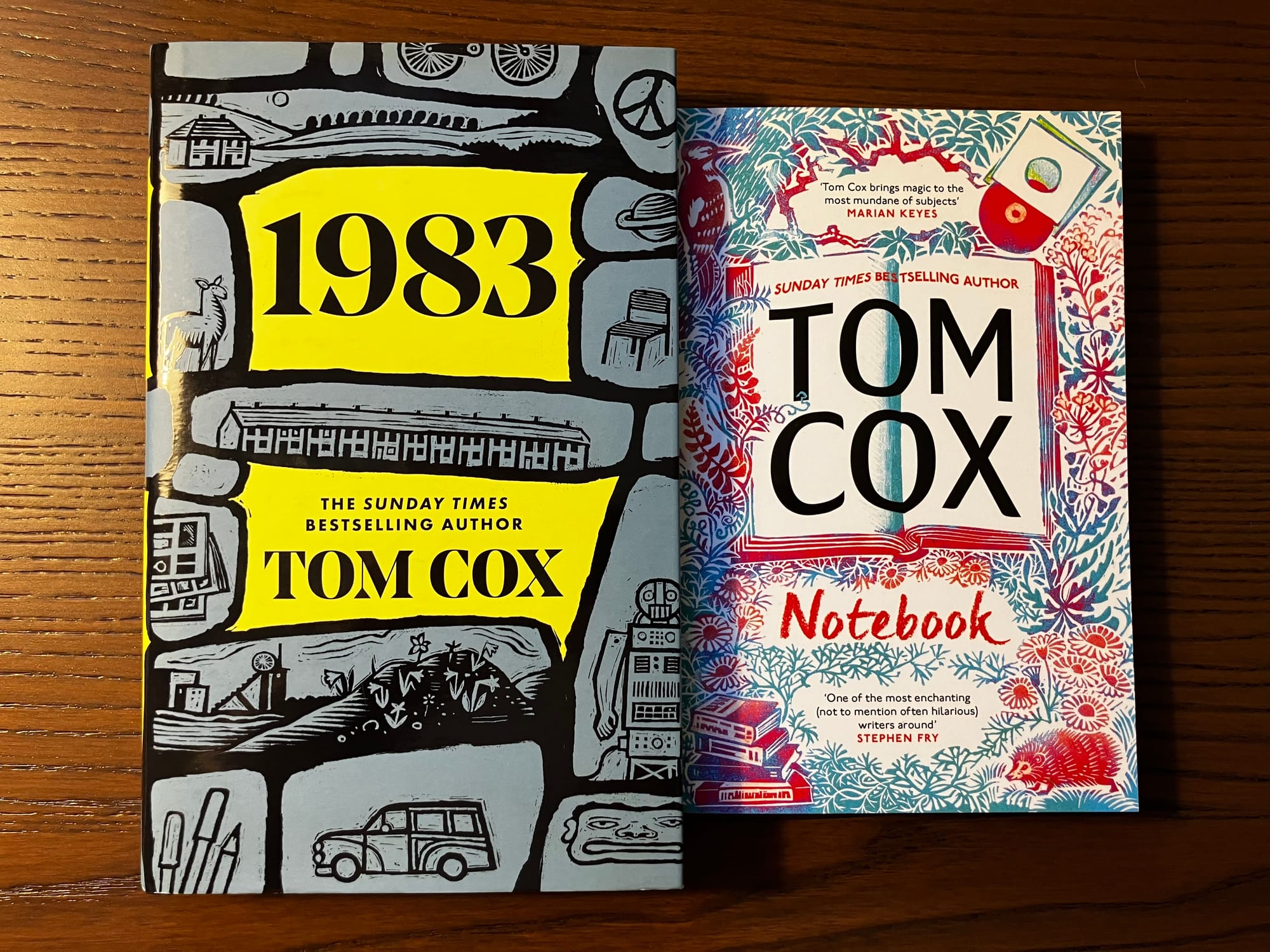 Tom Cox books: 1983 and Notebook