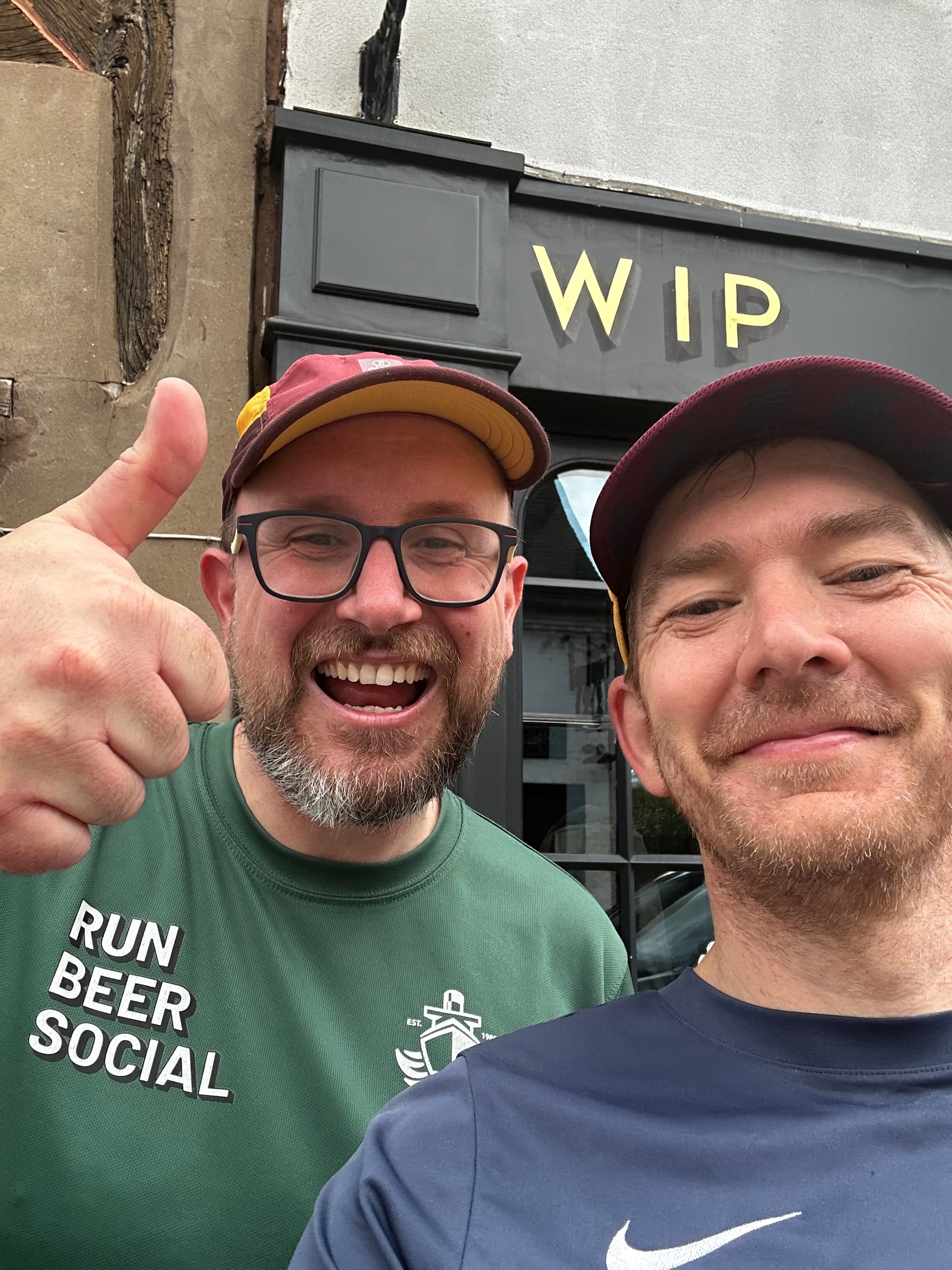 two sweaty chumps