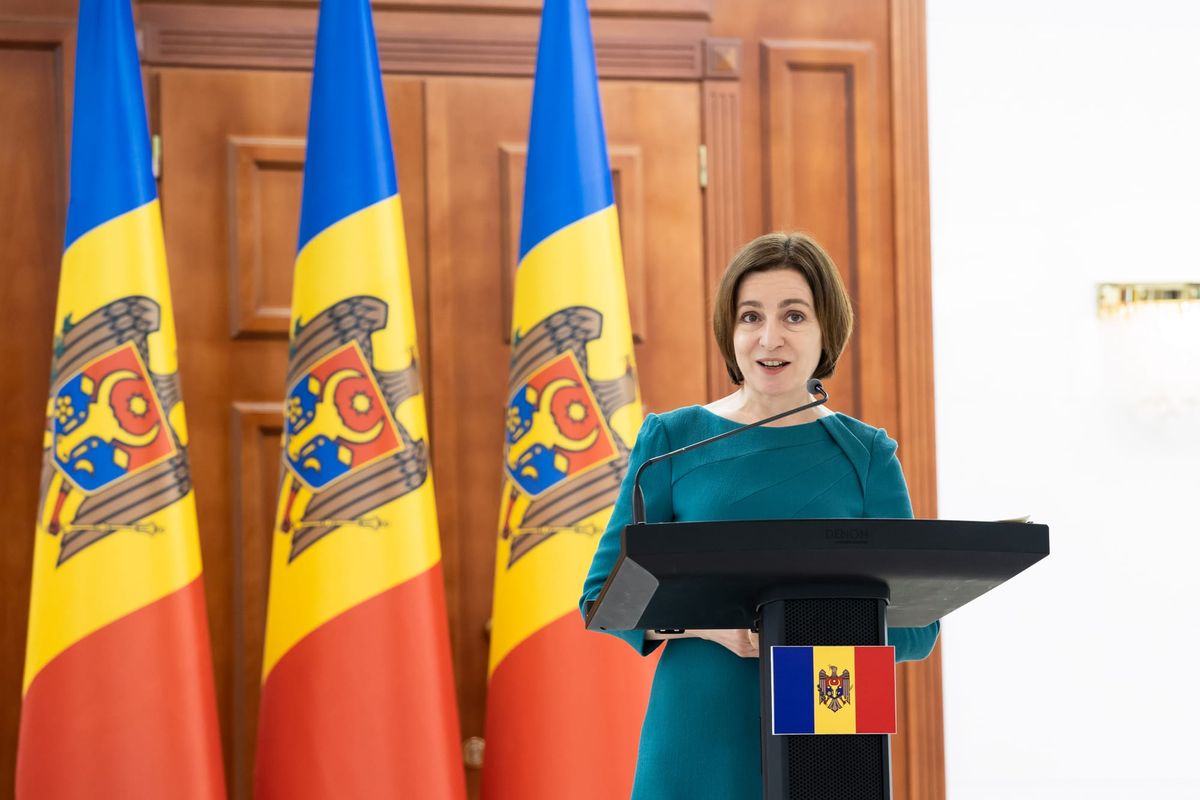 Moldovan President Sandu visits The Hague for talks with Dutch Prime Minister Jetten