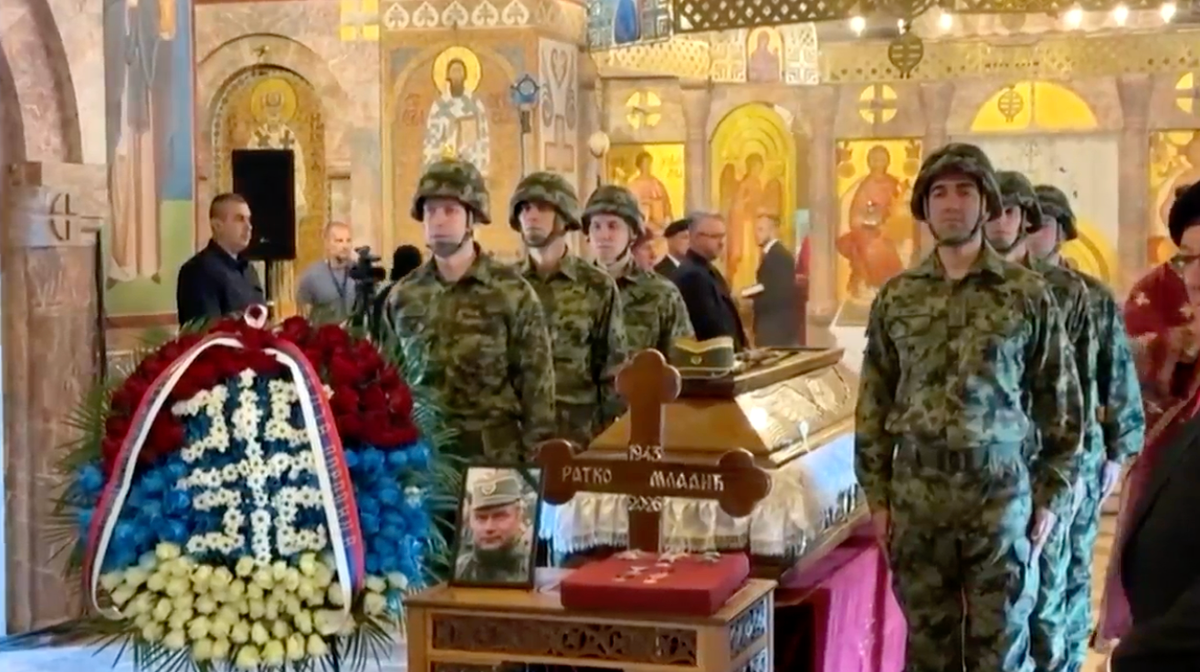 The Hague and Brussels condemn Ratko Mladić funeral as Serbia's EU membership bid comes under pressure