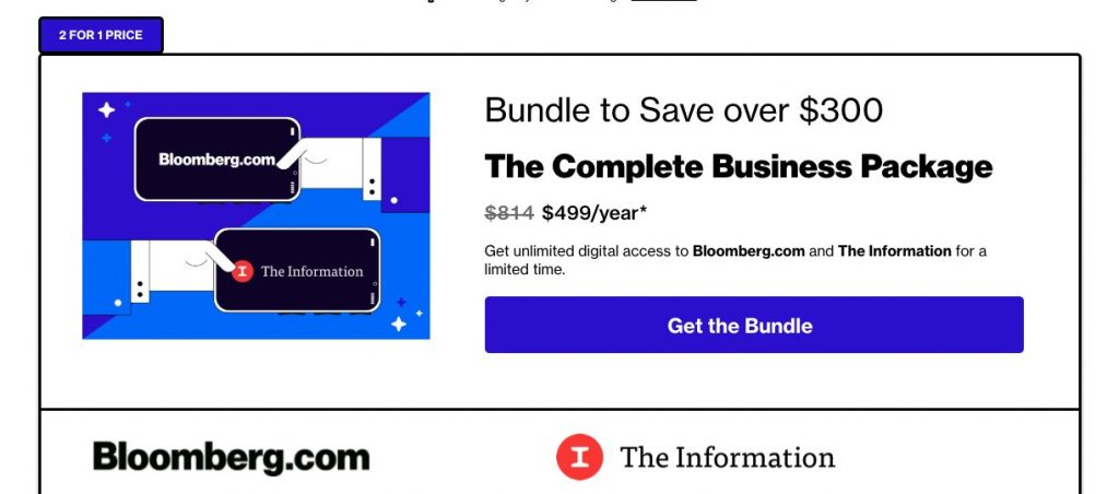 Bundle Bloomberg The Information