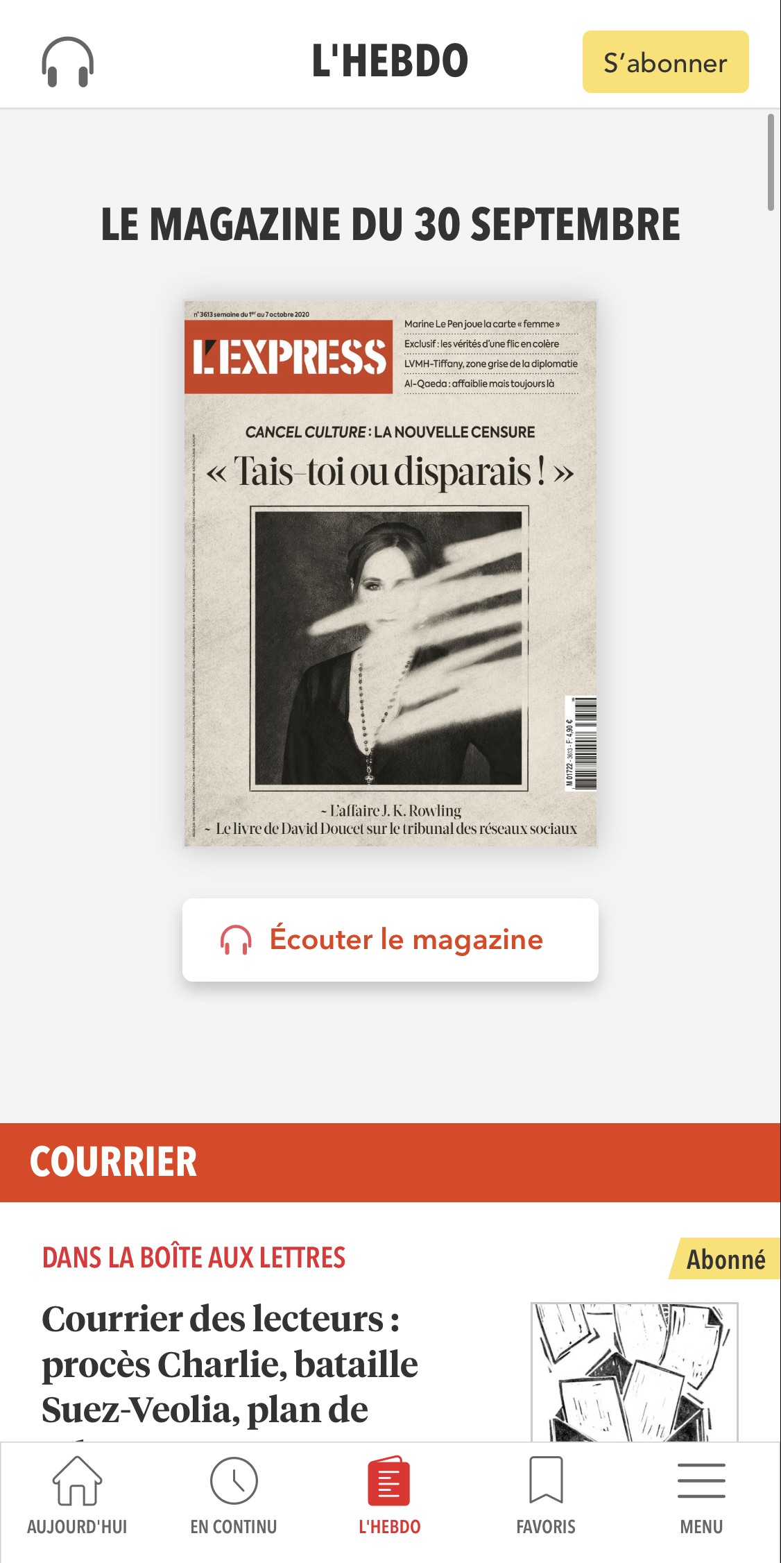 L’Express - application mobile