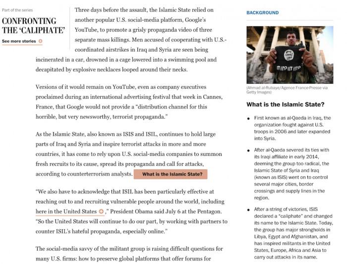 Washington Post Knowledge Map