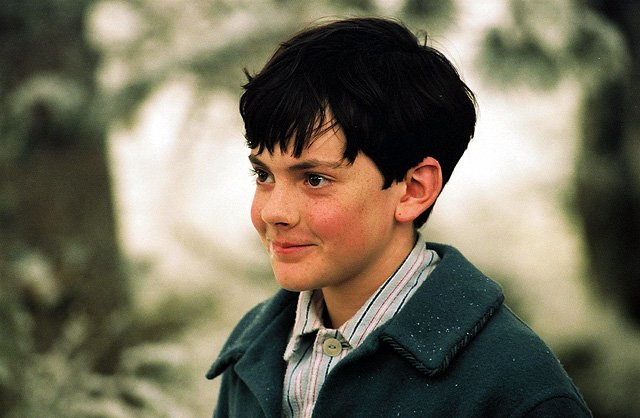 Edmund Pevensie, played by Skander Keynes, in the 2005 Lion, Witch, and the Wardrobe. 