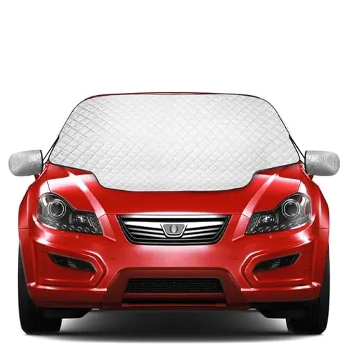 Kekilo windshield snow cover features a waterproof, thickened 4-layer design for winter protection.