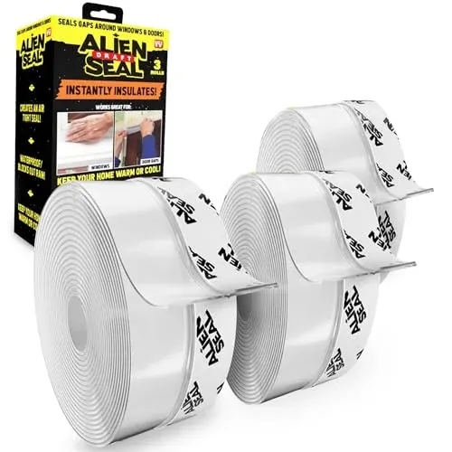 Alien Draft Seal transparent silicone seal strip set for insulating doors and windows