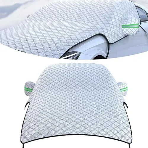 Silverline car windshield ice and snow cover for winter protection and sunshade use