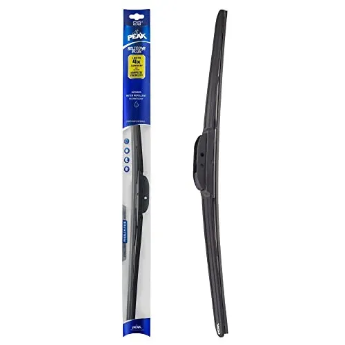 PEAK 28-inch all-weather hybrid windshield wiper blade pack of 10 with universal connector