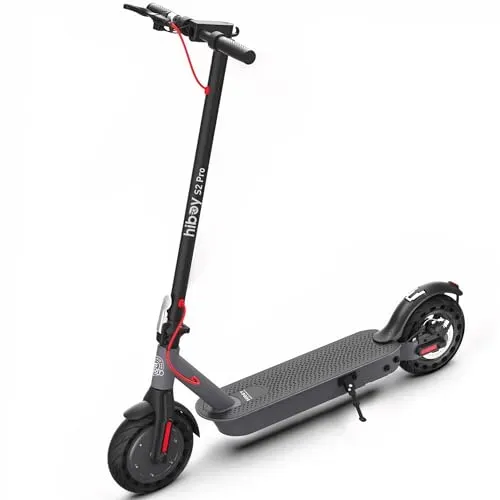 Hiboy S2 Pro Electric Scooter with 500W motor, solid tires, and long battery range