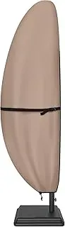 ULTCOVER 600D waterproof patio umbrella cover for offset umbrellas 7.5-11.5 feet