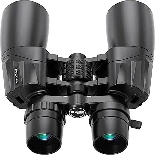 Sogries 10-30x50 high-powered binoculars for bird watching, travel, and hunting use.