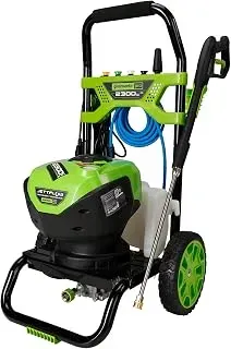 Greenworks Pro 2300 PSI electric pressure washer with 2.3 GPM cold-water cleaning power