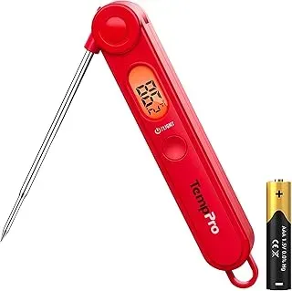 ThermoPro TP03B digital instant-read meat thermometer with backlit LCD display