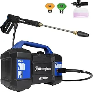 Westinghouse ePX3100v electric pressure washer with foam cannon and steel wand