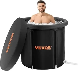 VEVOR inflatable ice bath tub with cover for cold water recovery therapy
