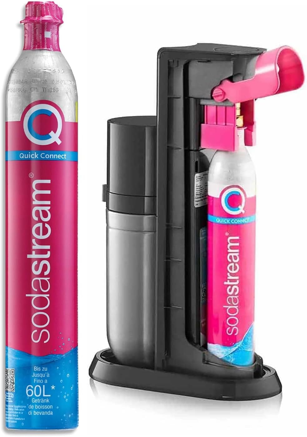 SodaStream Quick Connect 60 litre CO2 carbonating cylinder