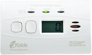 Kidde C3010D carbon monoxide alarm with digital display and sealed 10-year battery