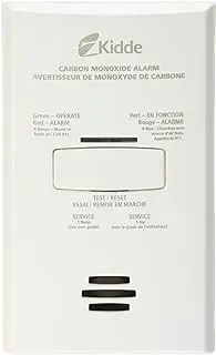 Kidde white plug-in carbon monoxide alarm, model KN-COB-DP2CA