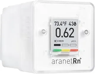 Aranet portable radon detector with E-Ink display and environmental sensors