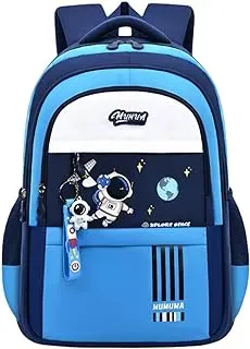 ZHANAO astronaut kids backpack for boys, waterproof lightweight school bag for children