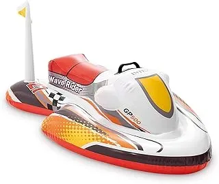Intex Wave Rider inflatable ride-on float, 46 by 30.5 inches, for ages 3 and up