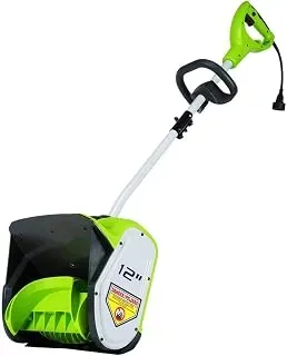 Greenworks 8 Amp 12-inch corded electric snow shovel for driveways and sidewalks