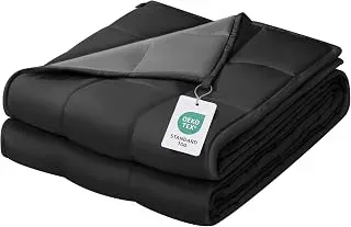 ZonLi heated weighted blanket, 60 by 80 inches, with soft fabric and premium glass beads