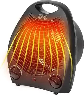 BLACK+DECKER 1500W lightweight ceramic desktop heater with overheat protection