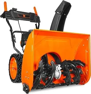 WEN 24-inch two-stage self-propelled gas snow blower with electric start