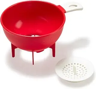 Starfrit canning funnel with engraved measurements and non-slip handle for regular jars