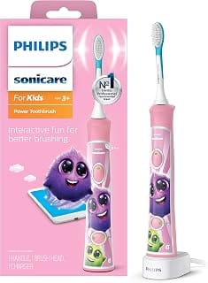 Philips Sonicare for Kids pink rechargeable electric toothbrush HX6351/41