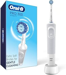 Oral-B Pro 300 Sensitive Clean Vitality electric toothbrush with charger