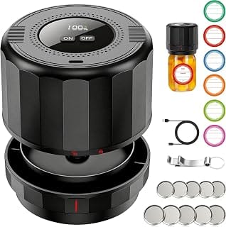 UNERVER electric Mason jar vacuum sealer for regular and wide-mouth lids