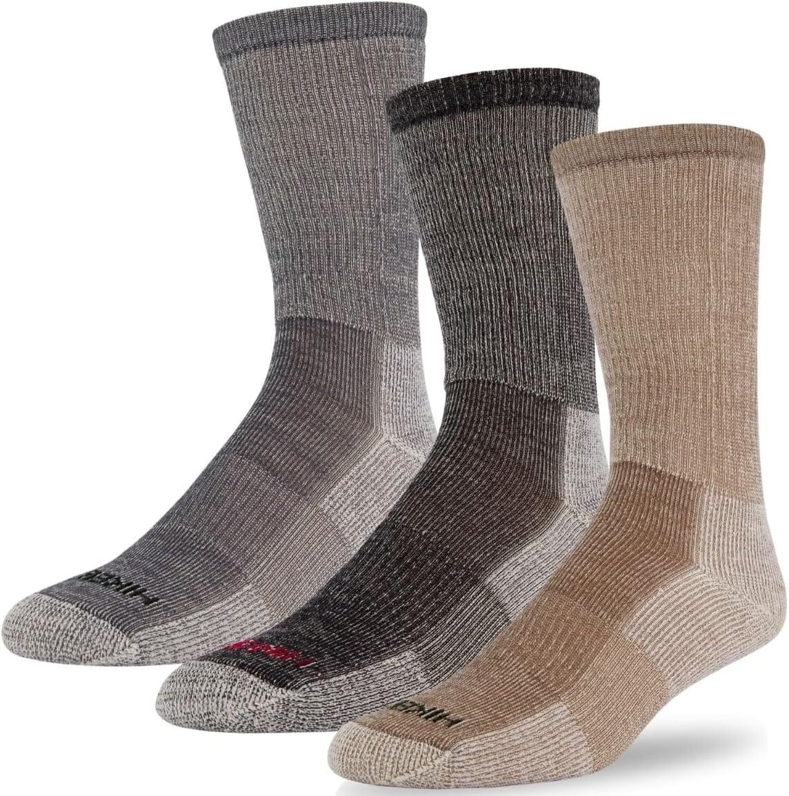 J.B. Field's Hiker GX merino wool crew socks, three pairs