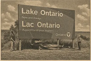 Ontario Premier Unveils Lake Ontario Sign Amid US Tensions