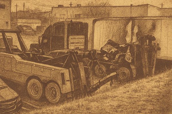 Brampton Police Investigate Alleged Arson at Auto Shop, Two Tow Trucks Burned