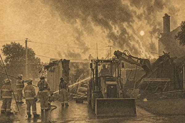 Morse Saskatchewan RCMP Detachment Destroyed in Fire After Hydrant Failure