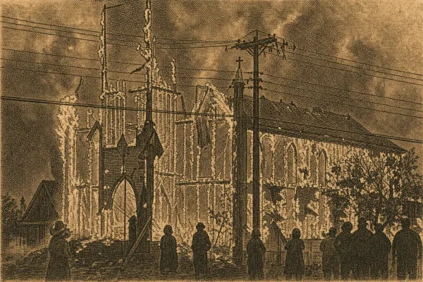 New Brunswick Church Fire Destroys Historic Site, Damages Four Buildings