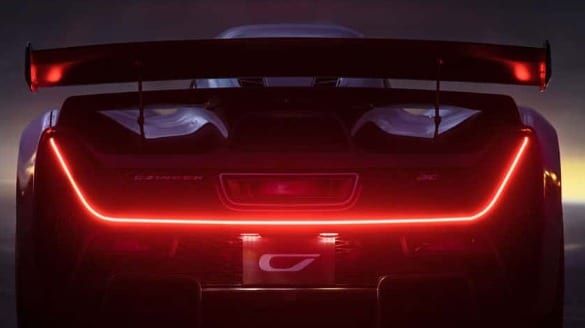 Czinger Araba-arkadan görünüm