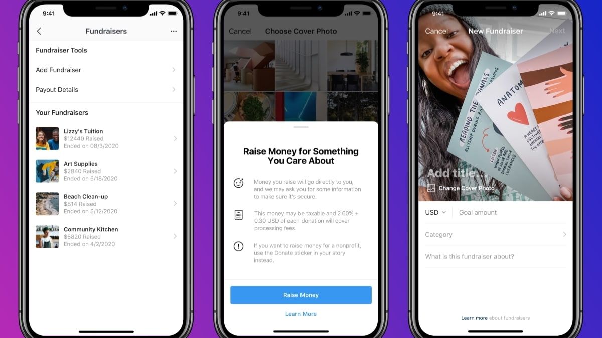 instagram kişisel bağış