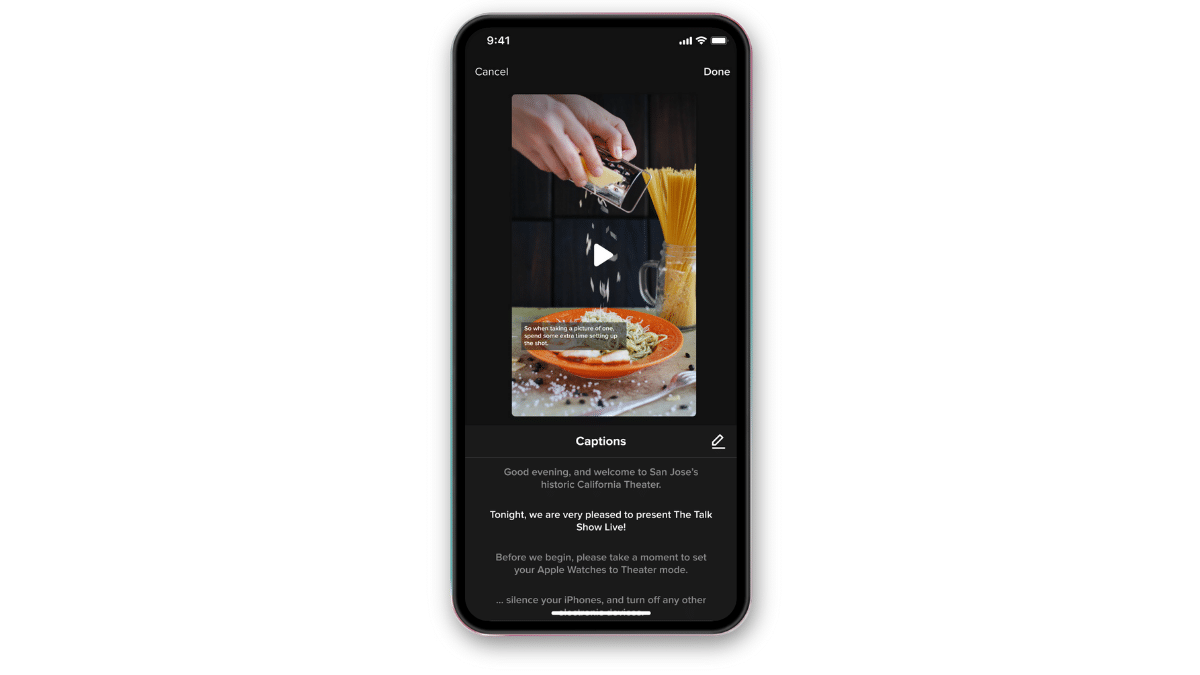 tiktok otomatik altyazı