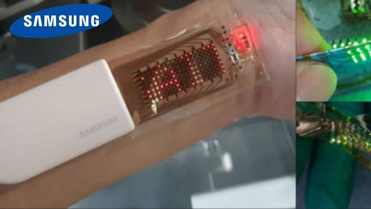 Samsung esnek ekran.