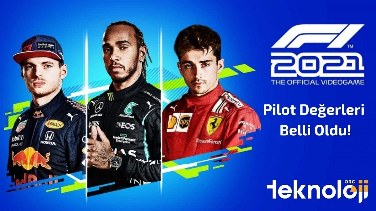 f1 pilot kartları - teknolojiorg