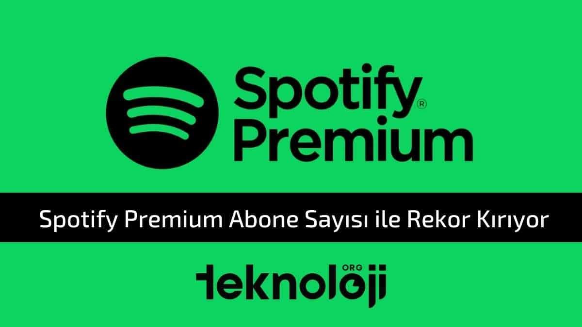 spotify premium abone sayısı