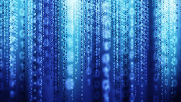 0 ve 1'lerden oluşan bir resim