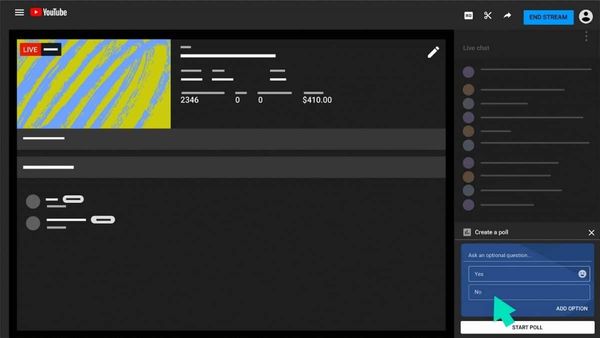 YouTubea Twitch Benzeri anket